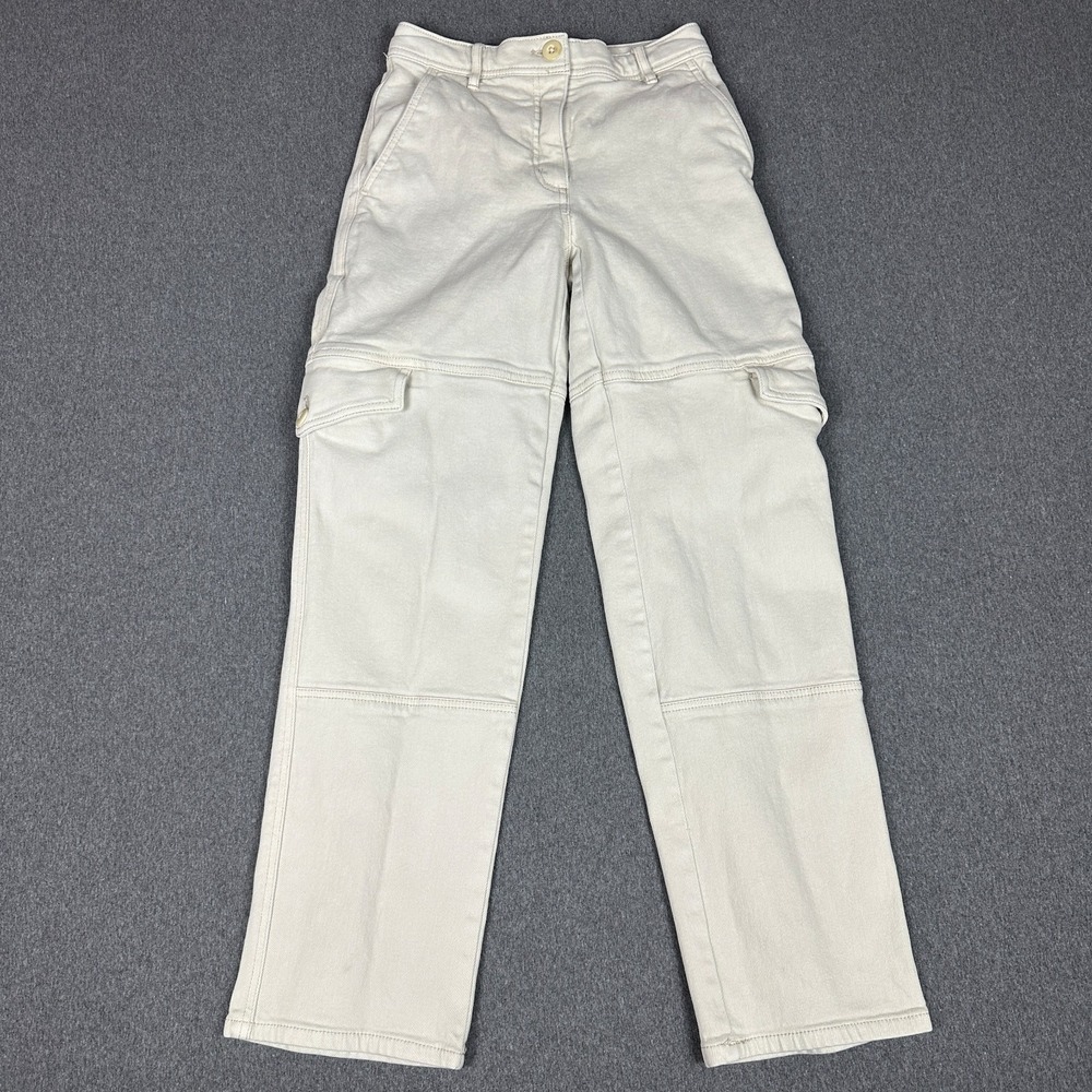 Wilfred Free Aritzia Cargo Pants Womens 00 Beige High Rise Utility